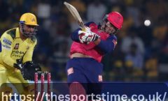 Chennai Super Kings Vs Rajasthan Royals Match Scorecard