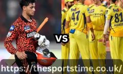 Chennai Super Kings Vs Sunrisers Hyderabad Timeline