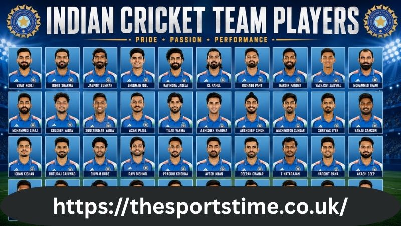 Indian Cricket Team Players